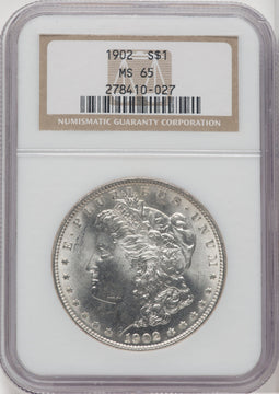 1902 $1 Morgan Dollar NGC MS65