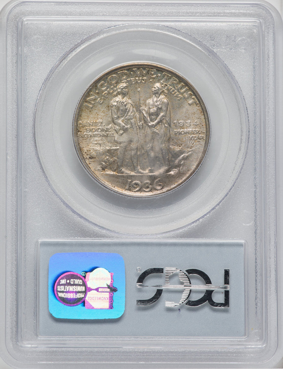 1936 50C Boone Commemorative Silver PCGS MS67