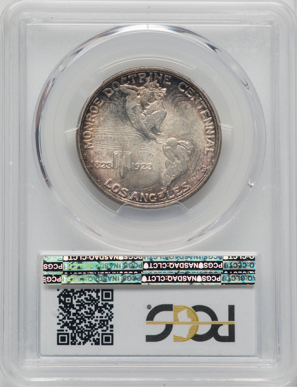1923-S 50C Monroe Commemorative Silver PCGS MS65+