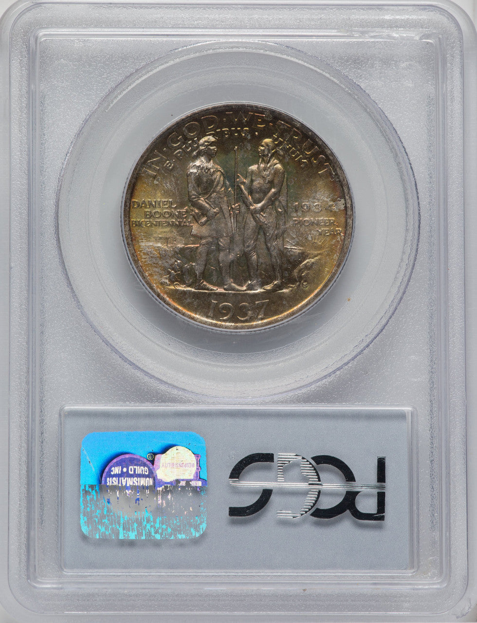 1937-S 50C Boone Commemorative Silver PCGS MS67