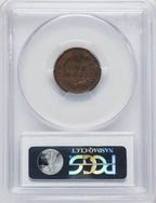 1872 1C BN Indian Cent PCGS AU55