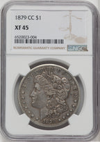 1879-CC $1 Morgan Dollar NGC XF45