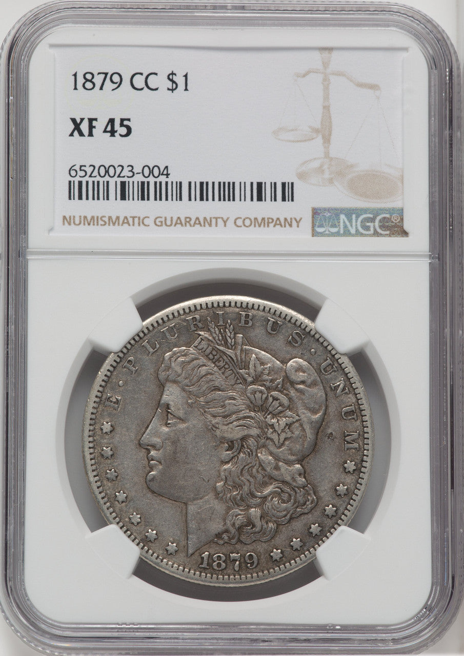 1879-CC $1 Morgan Dollar NGC XF45