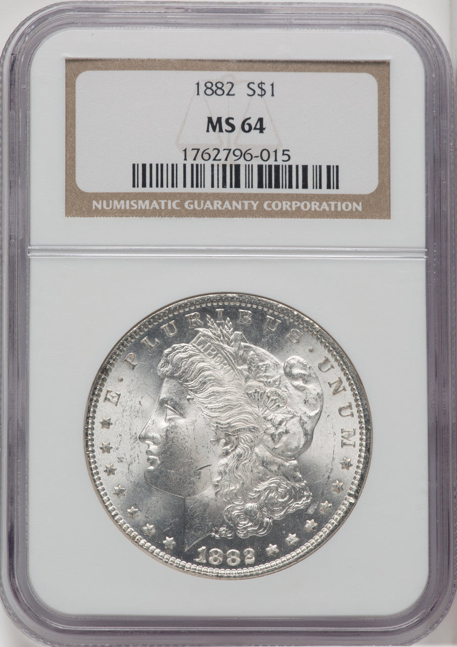 1882 $1 Morgan Dollar NGC MS64