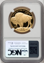 2019-W $50 One-Ounce American Buffalo .9999 Fine Gold Mike Castle Signature NGC PF70