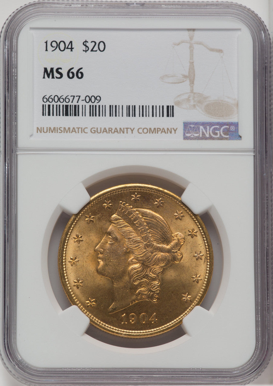 1904 $20 Liberty Liberty Double Eagle NGC MS66 (762973026)