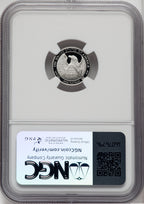 2007-W $10 Tenth-Ounce Platinum Eagle Mike Castle Signature NGC PF70