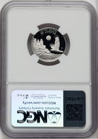 1998-W $25 Quarter-Ounce Platinum Eagle Statue of Liberty Mike Castle Signature NGC PF70