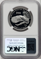 2021-W $100 One-Ounce Platinum Eagle Freedom of Religion Mike Castle NGC PF70