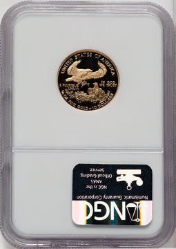 2003-W $10 Quarter-Ounce Gold Eagle Brown Label NGC PF70
