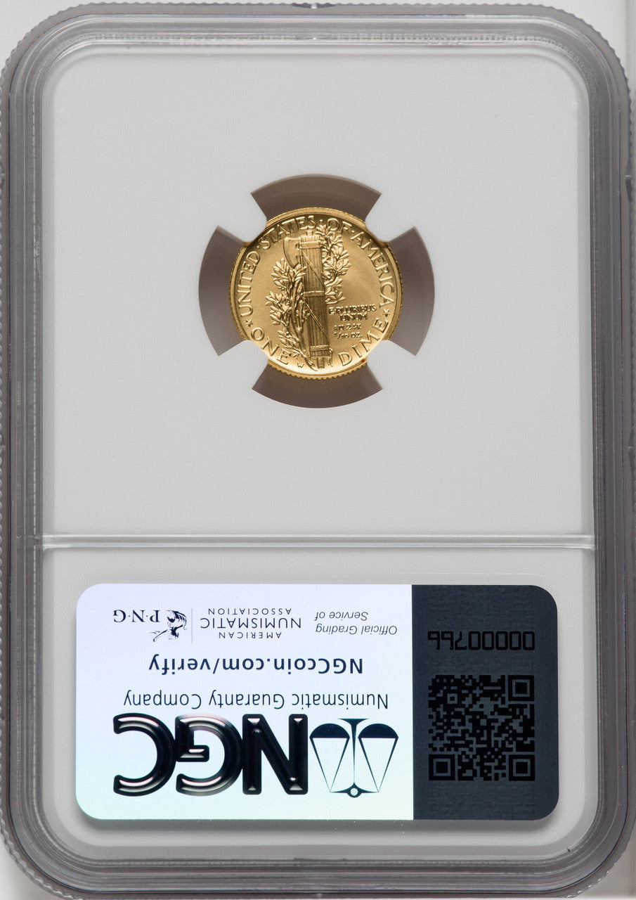 2016-W 10C-50C Gold Centennial Three Coin Set Modern Commemoratives NGC MS70