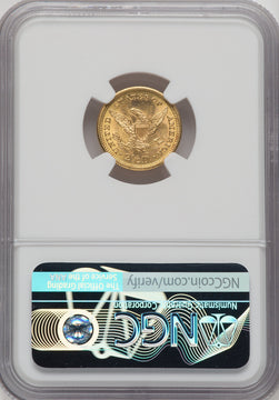 1907 $2.50 Liberty Quarter Eagle NGC MS65+
