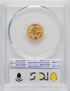1874 G$1 Gold Dollar PCGS MS64