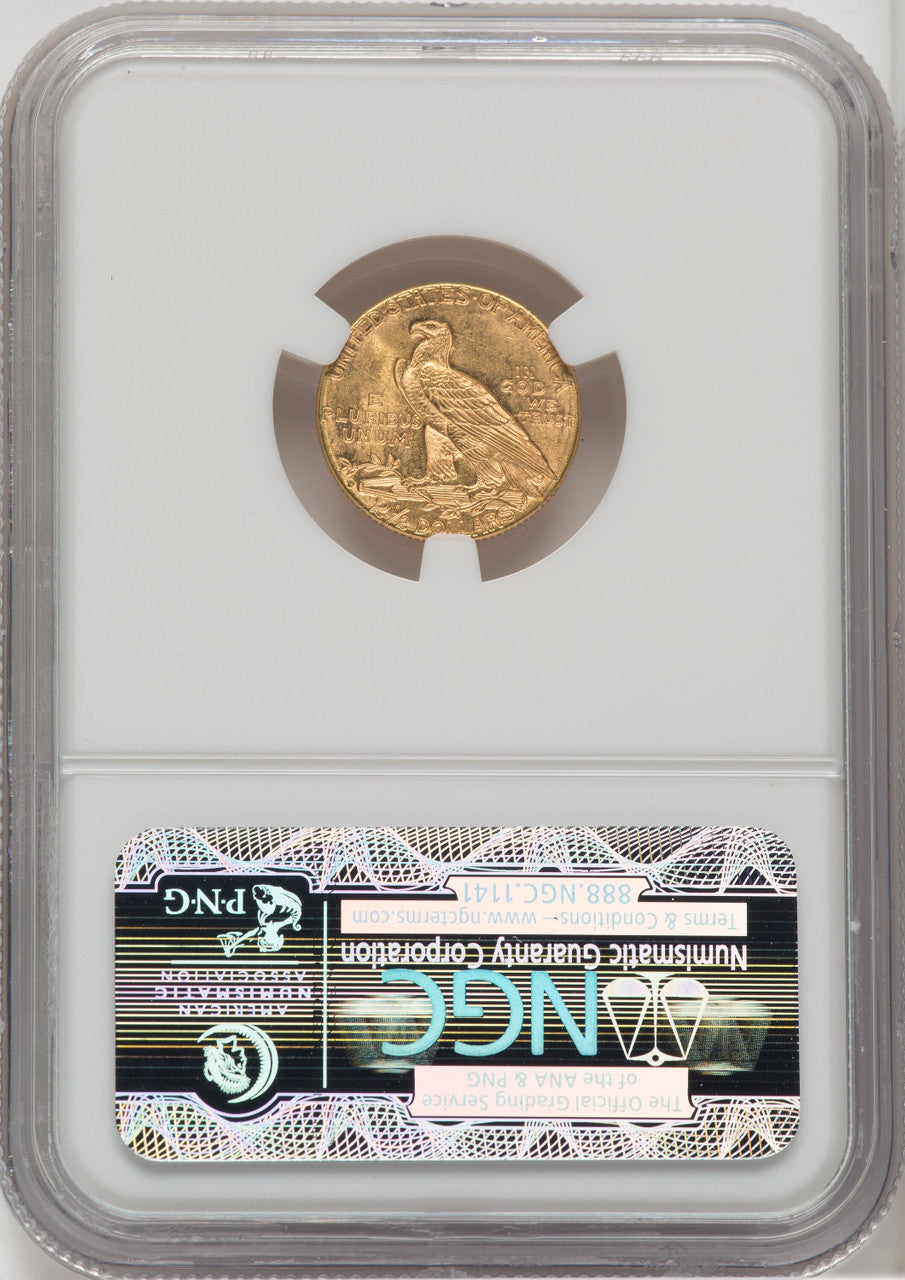 1925-D $2.50 Indian Quarter Eagle NGC MS65 (765248013)