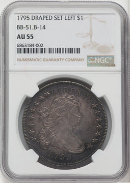 1795 $1 B-14 BB-51 Early Dollar NGC AU55