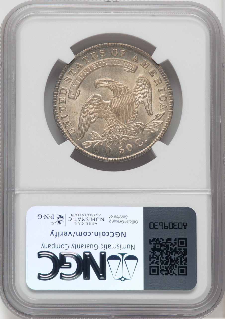 1834 50C Large Date Large Letter Bust Half Dollar NGC MS64