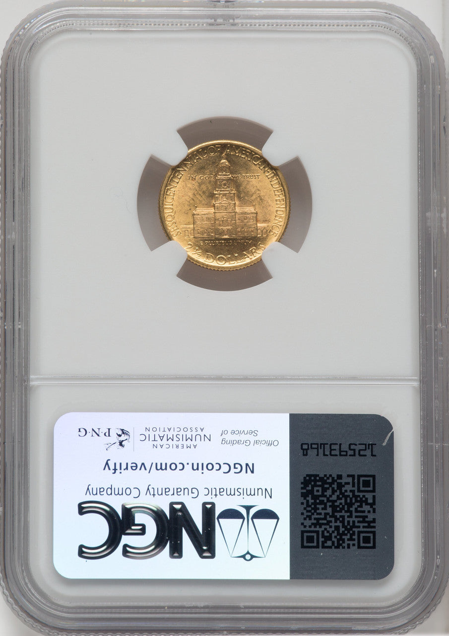 1926 $2.50 SESQUI Commemorative Gold NGC MS65 (762422039)