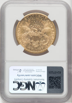1883-CC $20 Liberty Double Eagle NGC AU58 (762287062)
