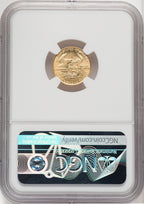 1987 $5 Tenth-Ounce Gold Eagle Brown Label NGC MS70