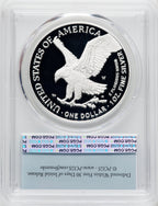 2023-W Proof Silver Eagle 1 oz FS Flag PCGS MS70