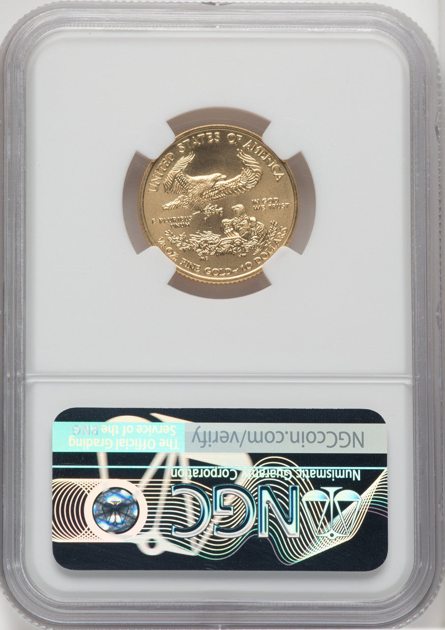 2018 $10 Quarter-Ounce Gold Eagle First Day of Issue NGC MS70