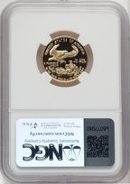 2000-W $10 Quarter-Ounce Gold Eagle Brown Label NGC PF70