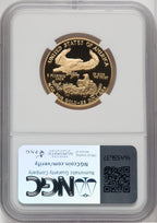 1991-P $25 Half-Ounce Gold Eagle Brown Label NGC PF70