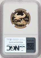1994-W $25 Half-Ounce Gold Eagle NGC PF70