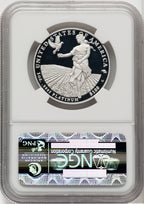 2011-W $100 One-Ounce Platinum Eagle Statue of Liberty Brown Label NGC PF70