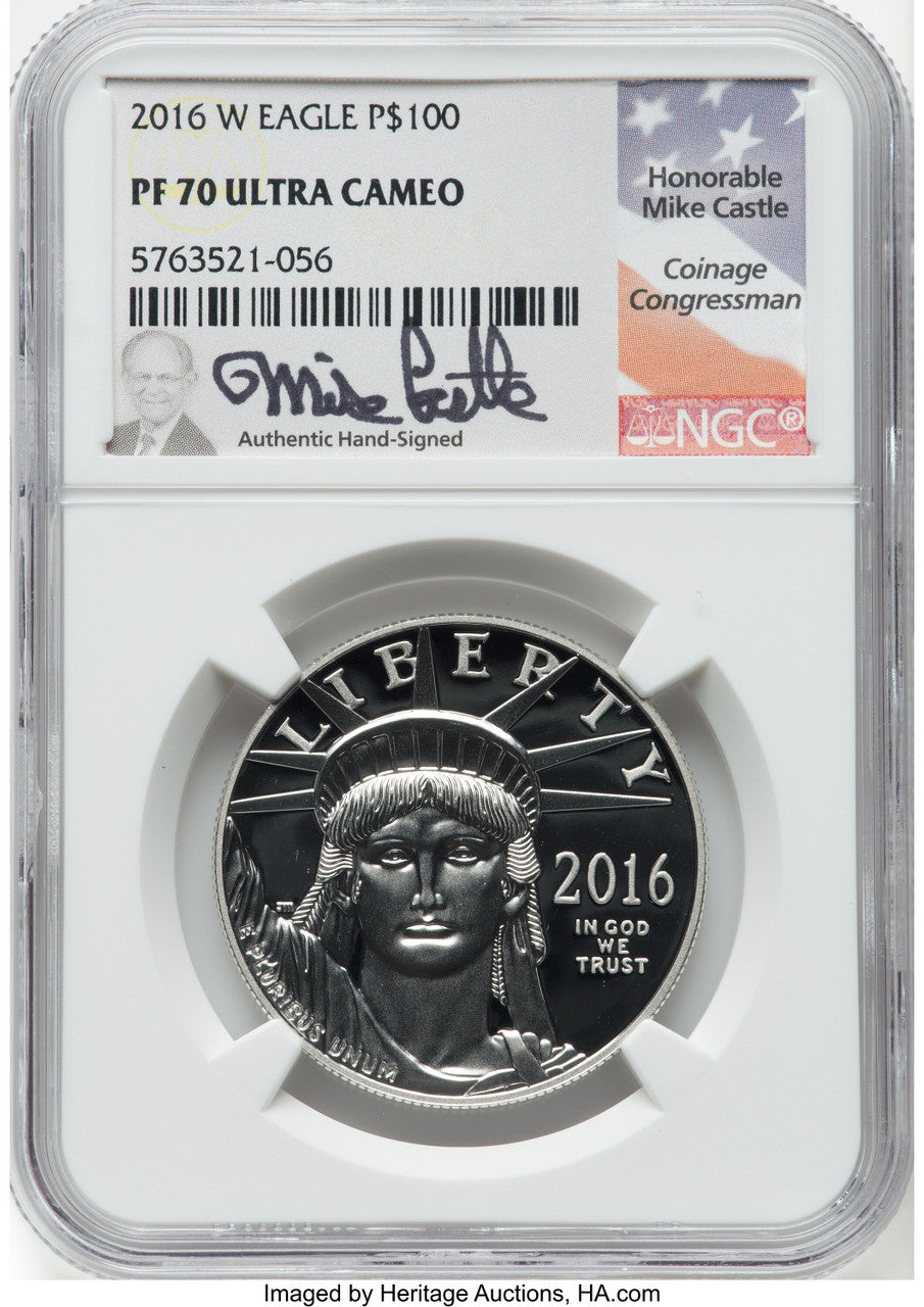 2016-W $100 One-Ounce Platinum Eagle NGC PF70 (766573086)