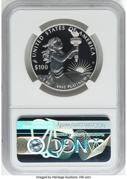 2014-W $100 One-Ounce Platinum Eagle First Strike NGC PF70 (766573079)