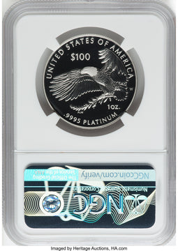 2018-W $100 One Ounce Platinum Eagle Life First Strike NGC PF70 (766573092)