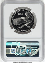 2018-W $100 One Ounce Platinum Eagle Life First Strike NGC PF70 (766573092)