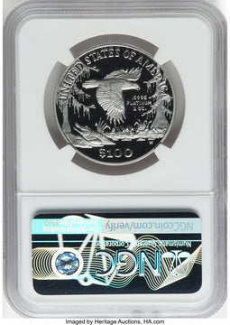 1999-W $100 One-Ounce Platinum Eagle Statue of Liberty NGC PF70 (766573020)