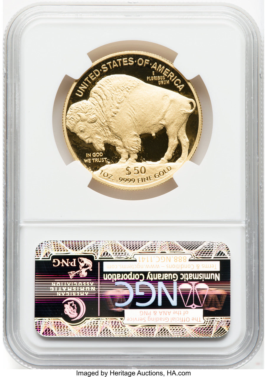 2010-W $50 Gold Buffalo NGC PF70