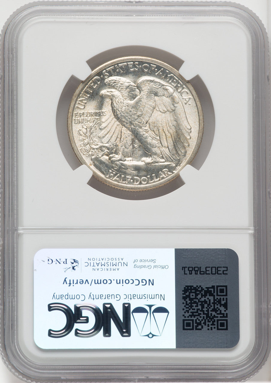 1943-S 50C Walking Liberty Half Dollar NGC MS66