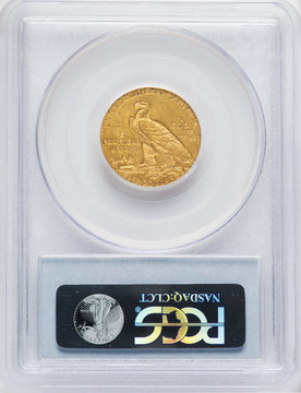 1909-O $5 Indian Half Eagle PCGS AU58