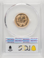 1878 $3 CAC Three Dollar Gold Pieces PCGS MS65