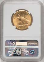 1910-D $10 Indian Eagle NGC MS66
