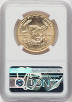 1992 Gold Eagle NGC MS70 Castle Signed