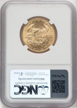 1993 $25 Half-Ounce Gold Eagle NGC MS70