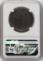 WASHINGTON Washington Liberty & Security Penny BN Colonials NGC AU58