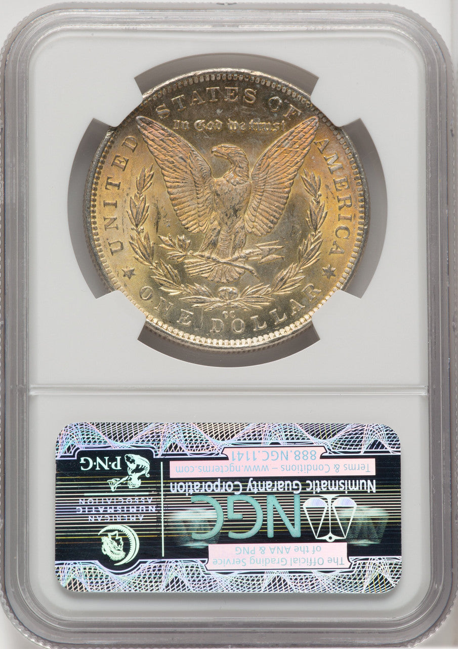 1891-CC $1 VAM-3 Spitting Eagle Morgan Dollar NGC MS62 (765434017)