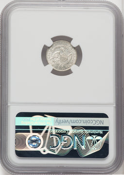 1834 H10C Bust Half Dime NGC MS64