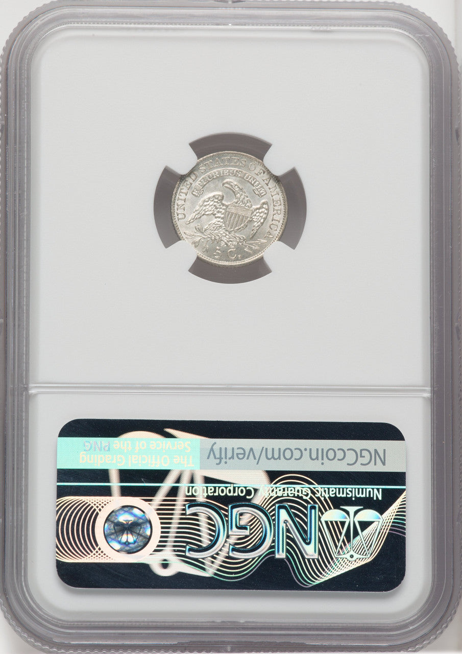 1834 H10C Bust Half Dime NGC MS64