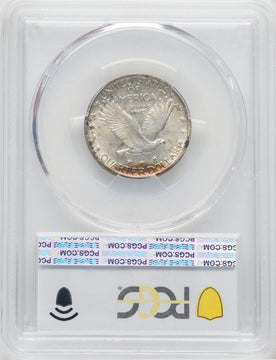 1921 25C Standing Liberty Quarter PCGS AU58