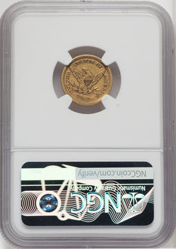 1854 $2.50 Liberty Quarter Eagle NGC AU53