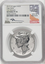 2019-W $25 Palladium Reverse Proof NGC PF70 John Mercanti