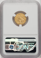 1908 $2.50 Indian Quarter Eagle NGC MS61