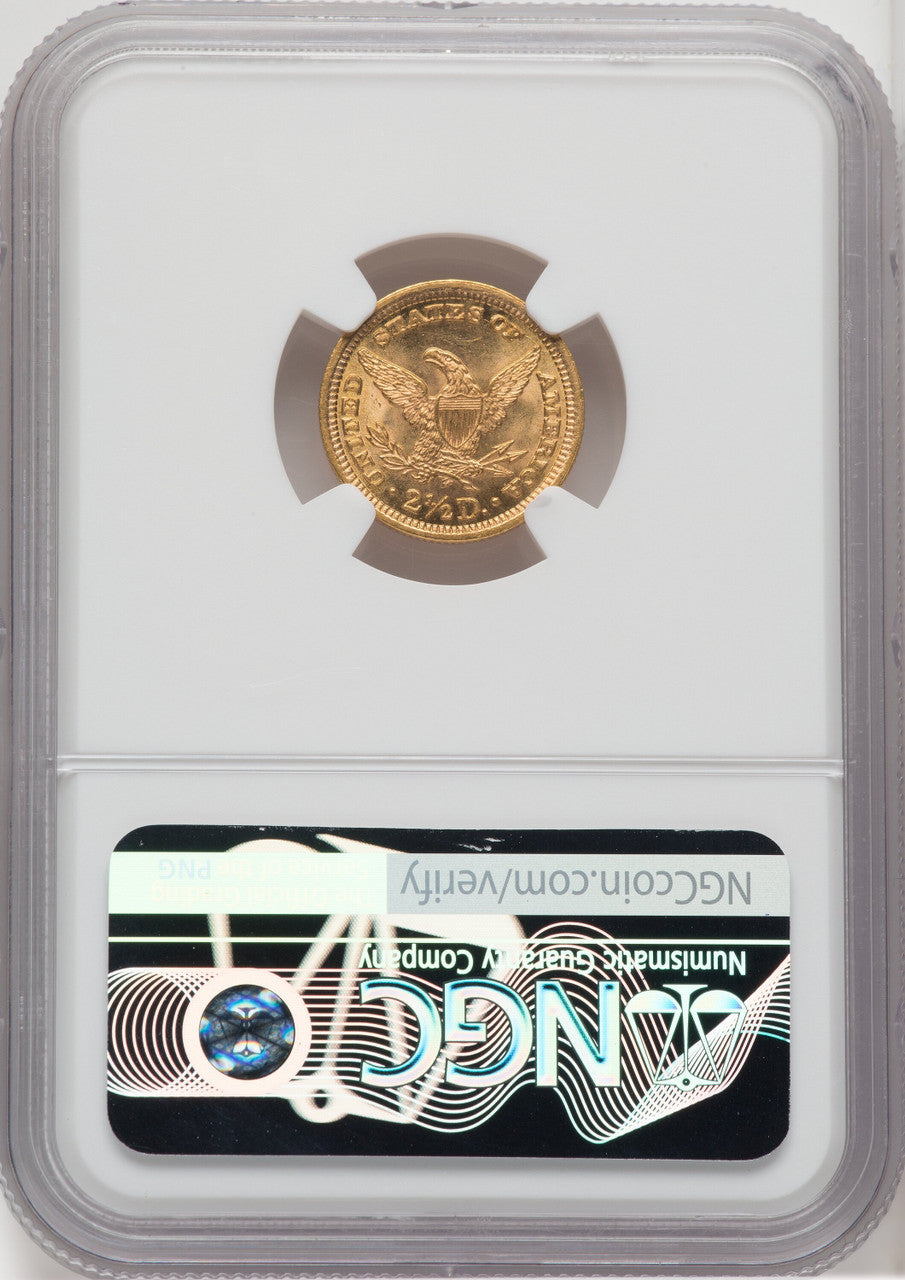 1895 $2.50 Liberty Quarter Eagle NGC MS65